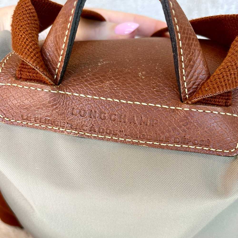 Longchamp Le Pliage Grey Nylon Foldable Travel Ba… - image 11