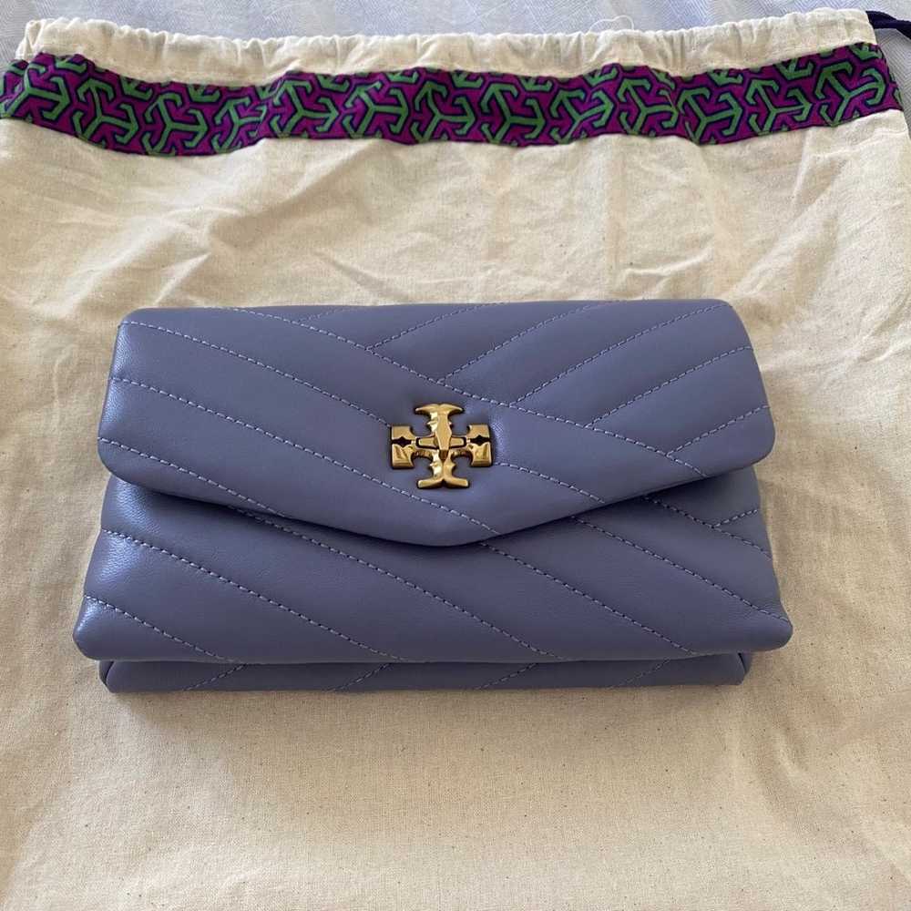 Tory Burch Kira Chevron Quilted Leather Wallet on… - image 1