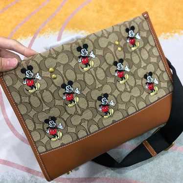Disney X Coach Dempsey Carryall In Signature Jacq… - image 1
