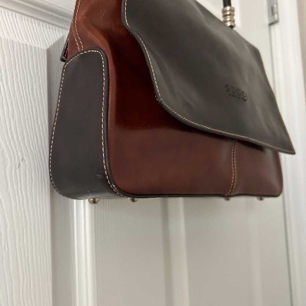 Gucci leather handbag - image 2
