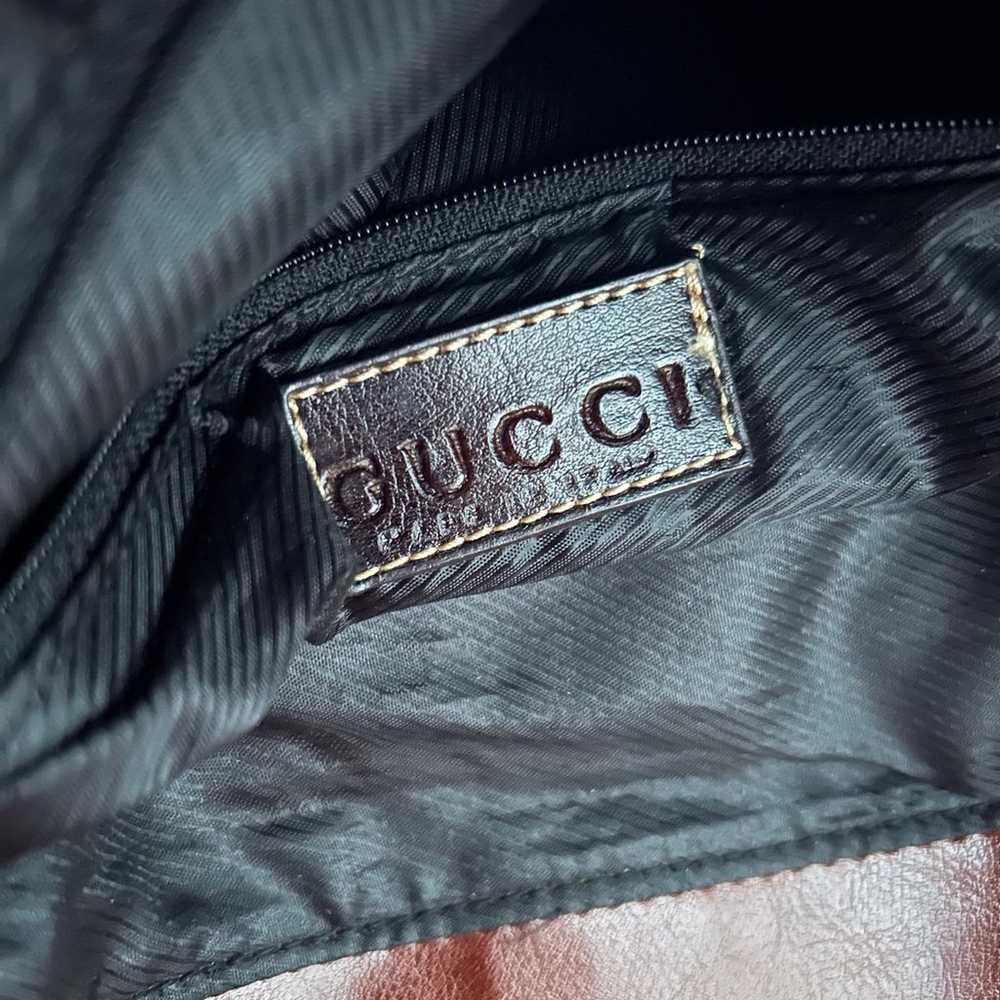 Gucci leather handbag - image 4