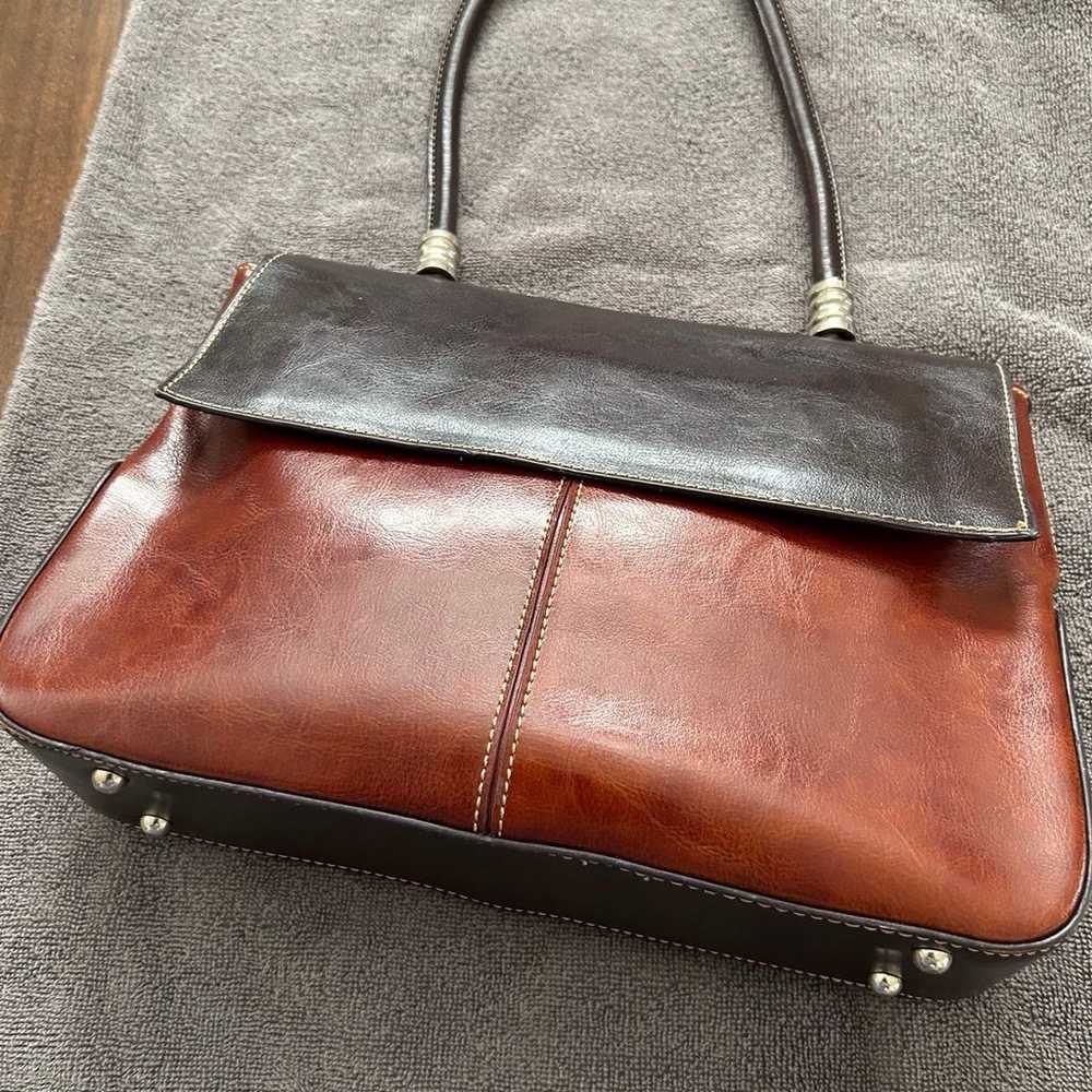 Gucci leather handbag - image 6