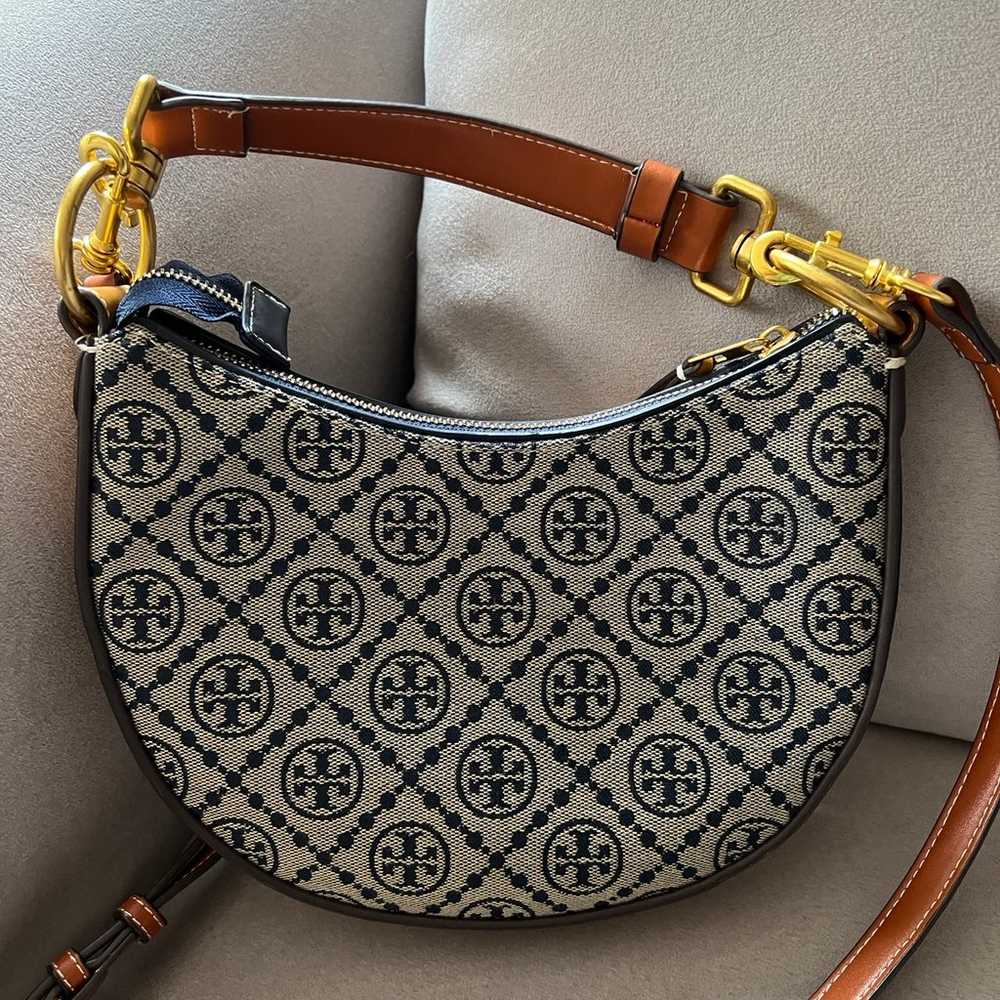 Tory Burch T Monogram handbag purse - image 2