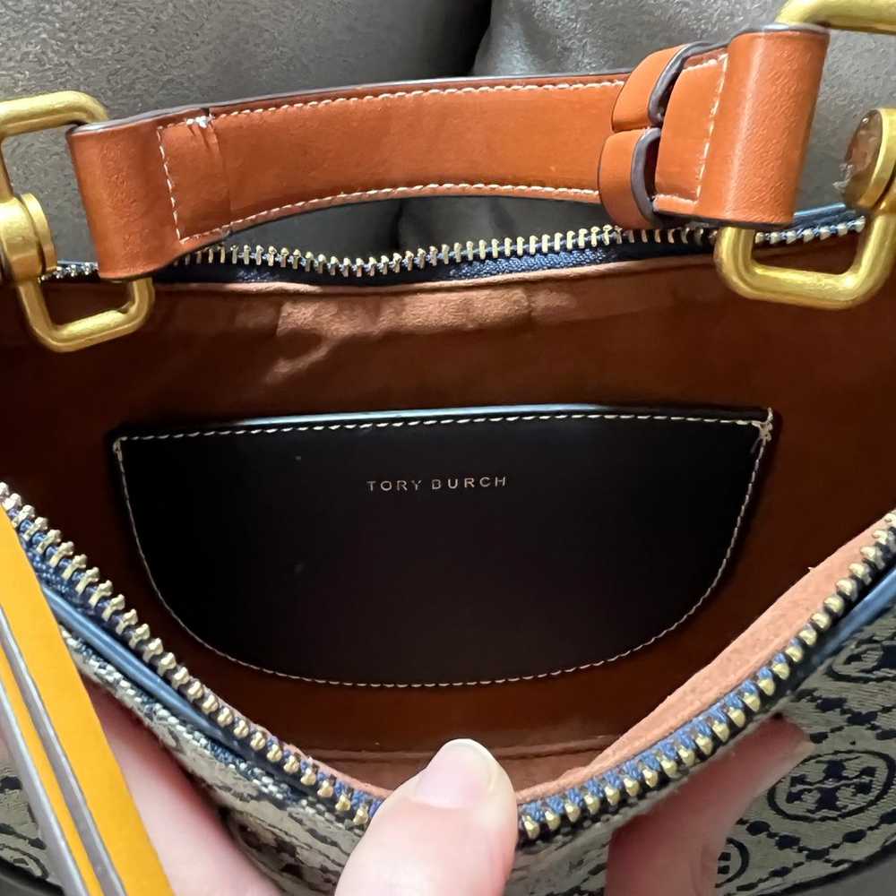 Tory Burch T Monogram handbag purse - image 8
