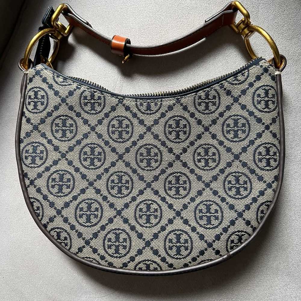 Tory Burch T Monogram handbag purse - image 9