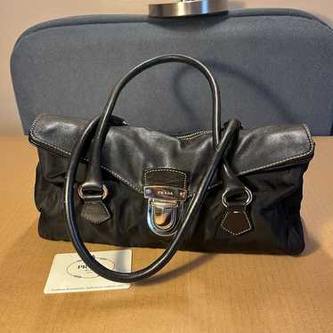 Vintage Prada Tessuto Nylon & leather bag