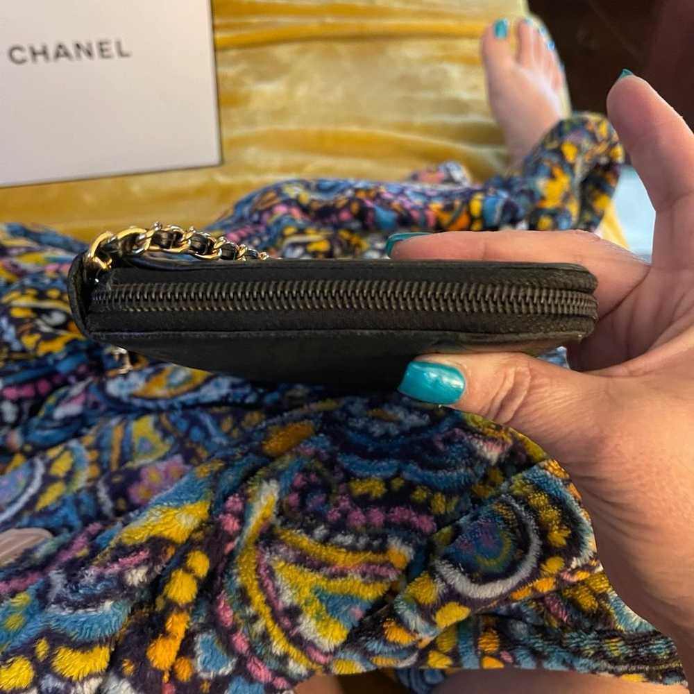 Chanel Continental Wallet w Chain - image 5