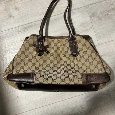 Gucci Mayfair collection classic GG canvas tote