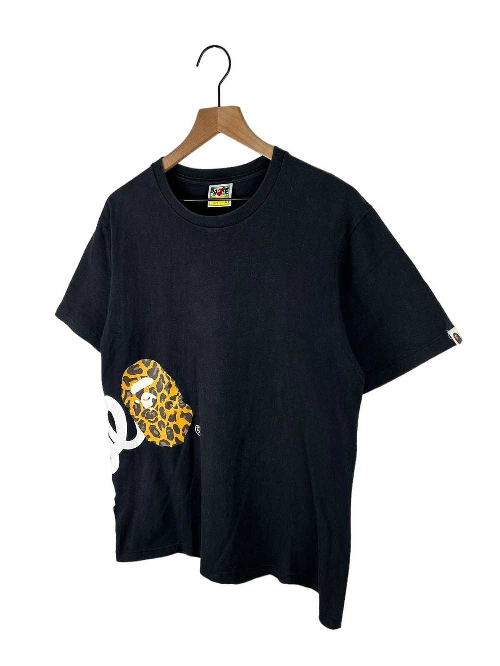 Bape Bape Leopard Side Logo Print T-Shirt - image 2