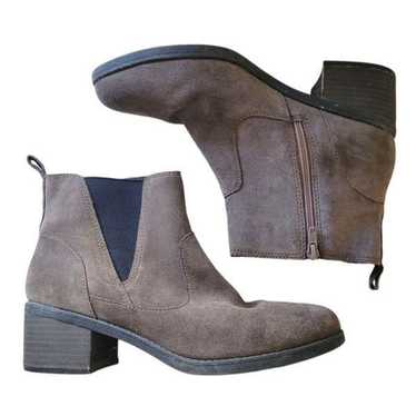 Clarks Brown Suede Ankle Boots