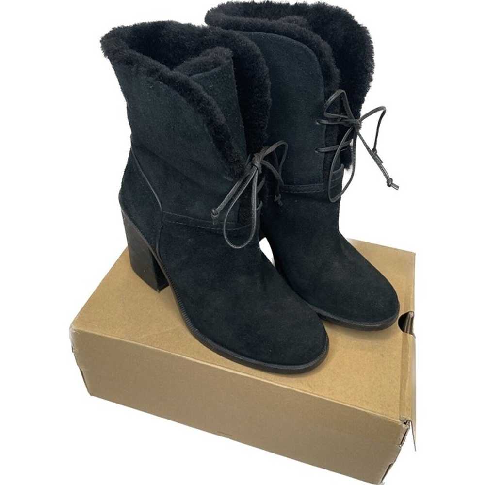 UGG Jerene Womens Winter Boots Size 8 Black Suede… - image 2