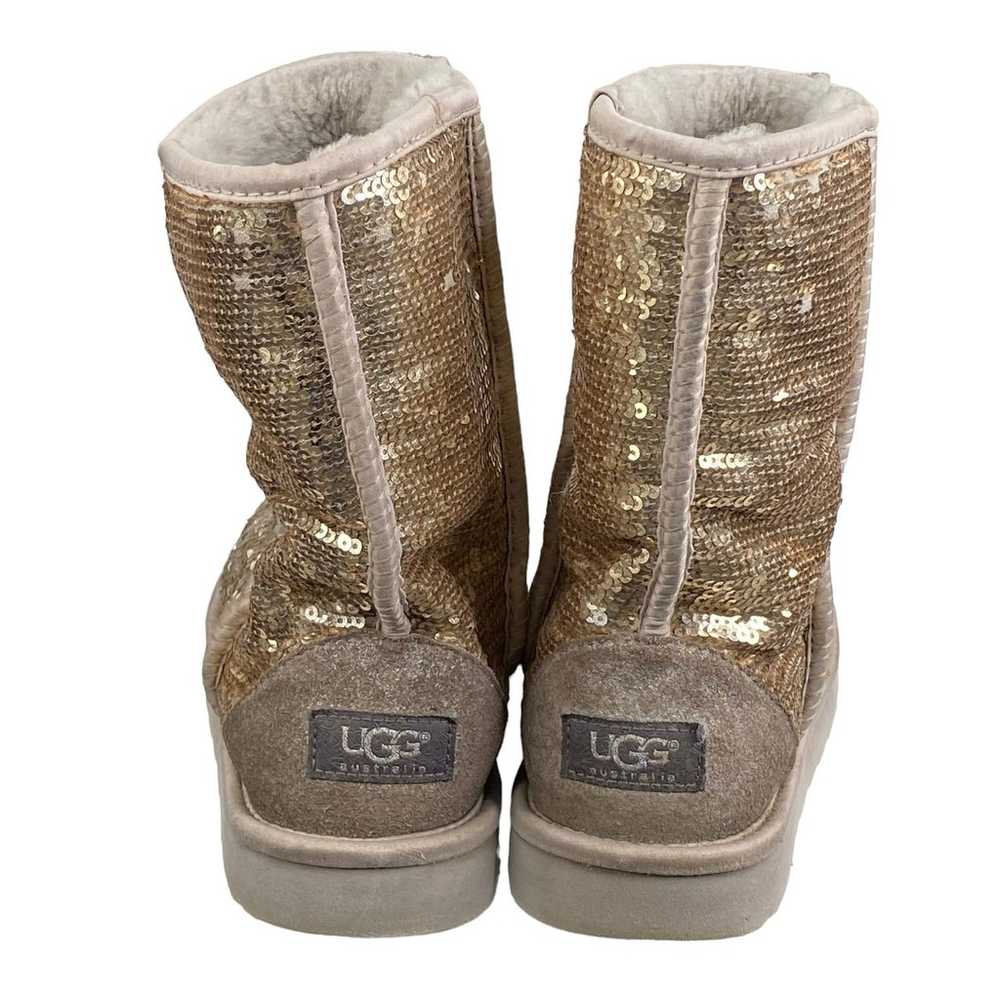 Ugg Women's Classic Short Gold Sequin Winter Boot… - image 8