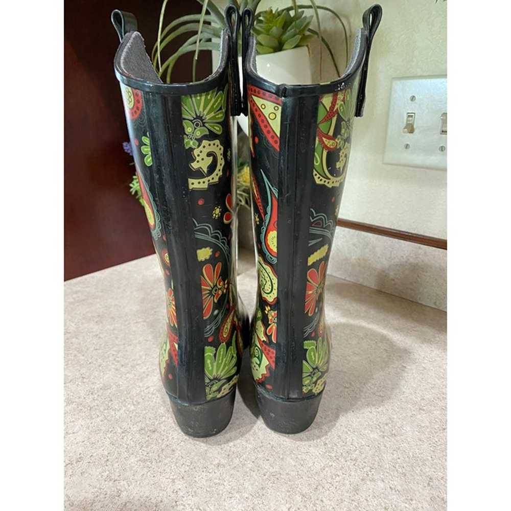 Nomad Yippy Rubber Rain Boots Ladies Size 8 - image 6