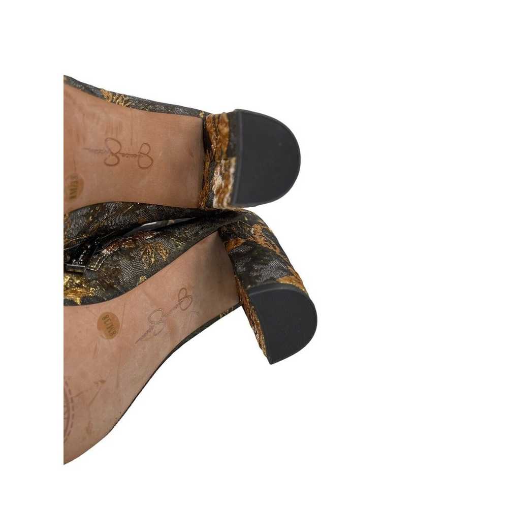 Jessica Simpson Teddi Ankle Boot Metallic Floral … - image 12