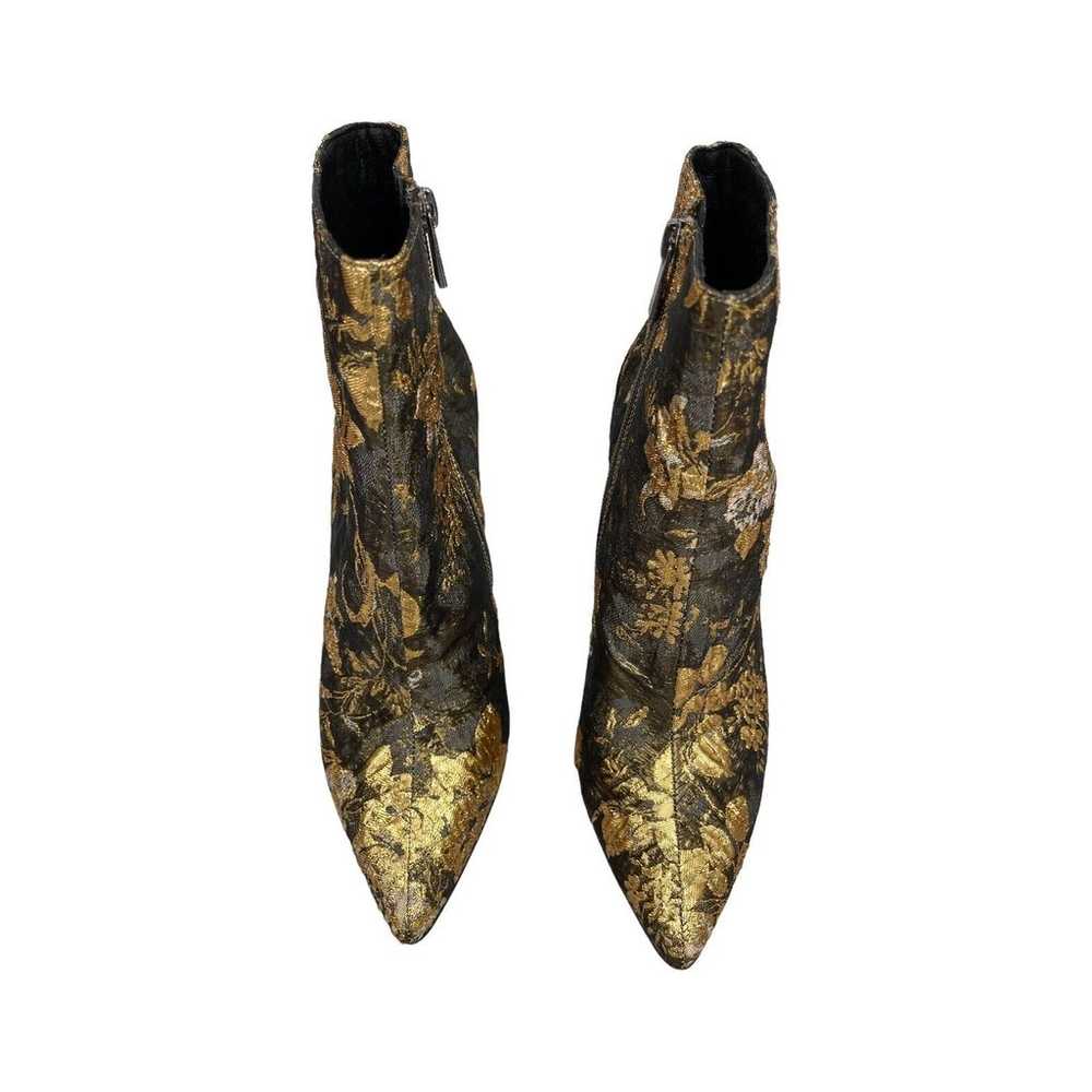Jessica Simpson Teddi Ankle Boot Metallic Floral … - image 4