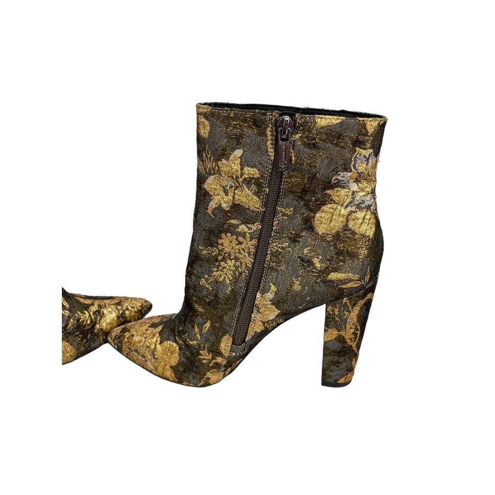 Jessica Simpson Teddi Ankle Boot Metallic Floral … - image 7