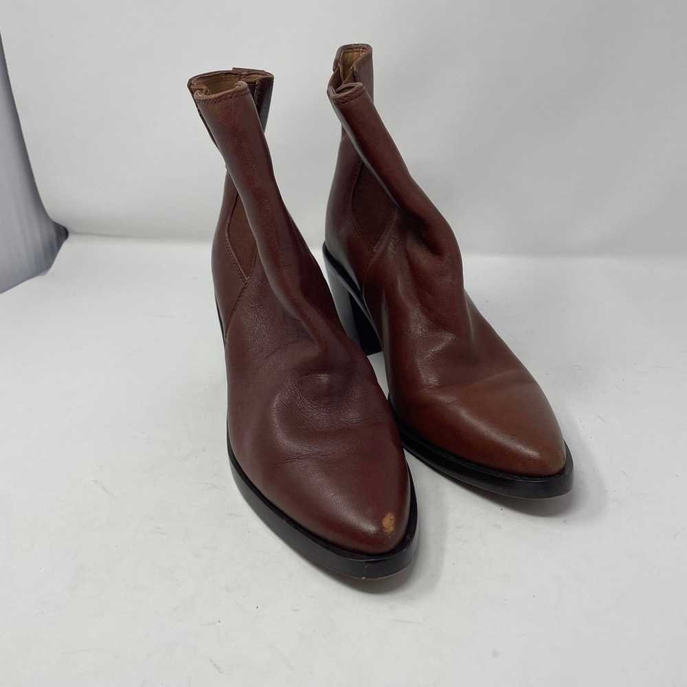 Madewell The Elspeth Chelsea Boots 8.5 Smooth Lea… - image 4