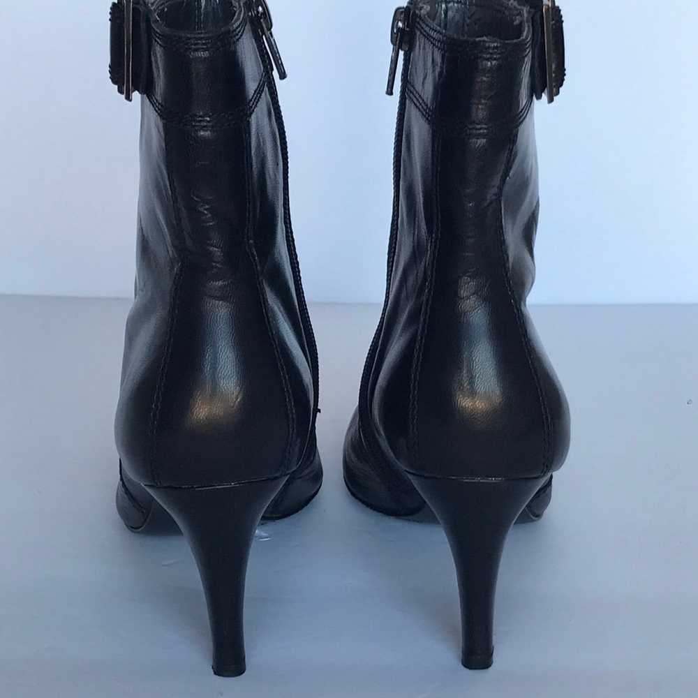Calvin Klein Black Square Toe Booties Ankle Boots… - image 6