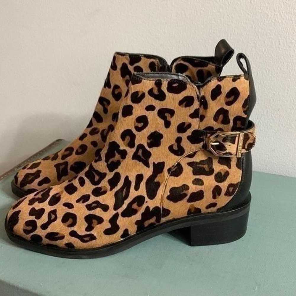 Cole Haan cheetah print boots. Fur print booties - image 1