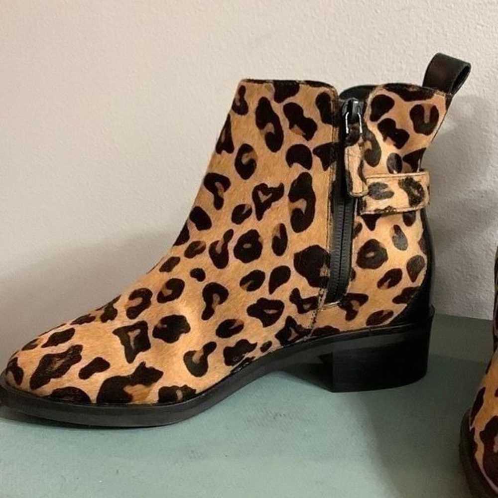 Cole Haan cheetah print boots. Fur print booties - image 3