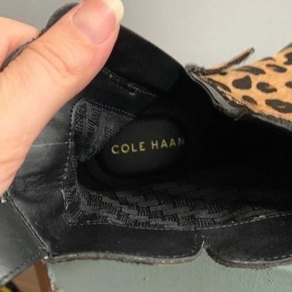 Cole Haan cheetah print boots. Fur print booties - image 7