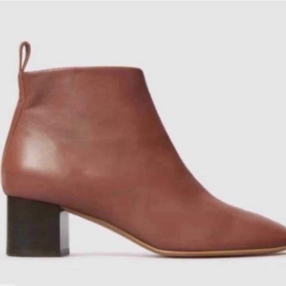 EUC Everlane The Day Red Brick Ankle Boot Size 10 - image 9