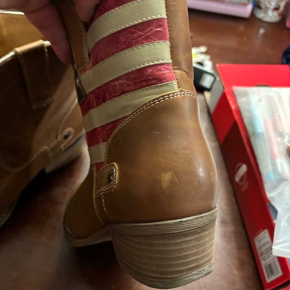 Sterling river boots woman’s size 10 patriotic si… - image 3