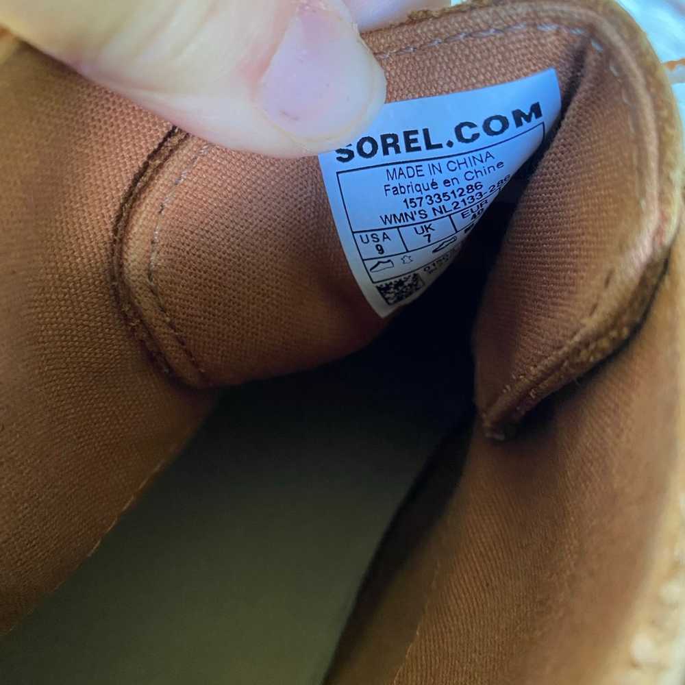 Sorel Out 'N About Ankle Brown Leather Duck Boots… - image 5