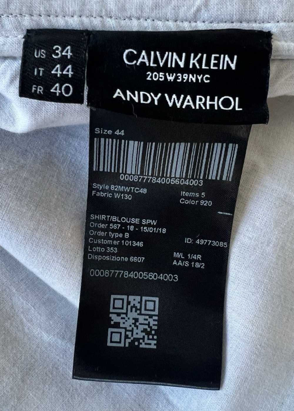 Andy Warhol × Calvin Klein 205W39NYC × Raf Simons… - image 5