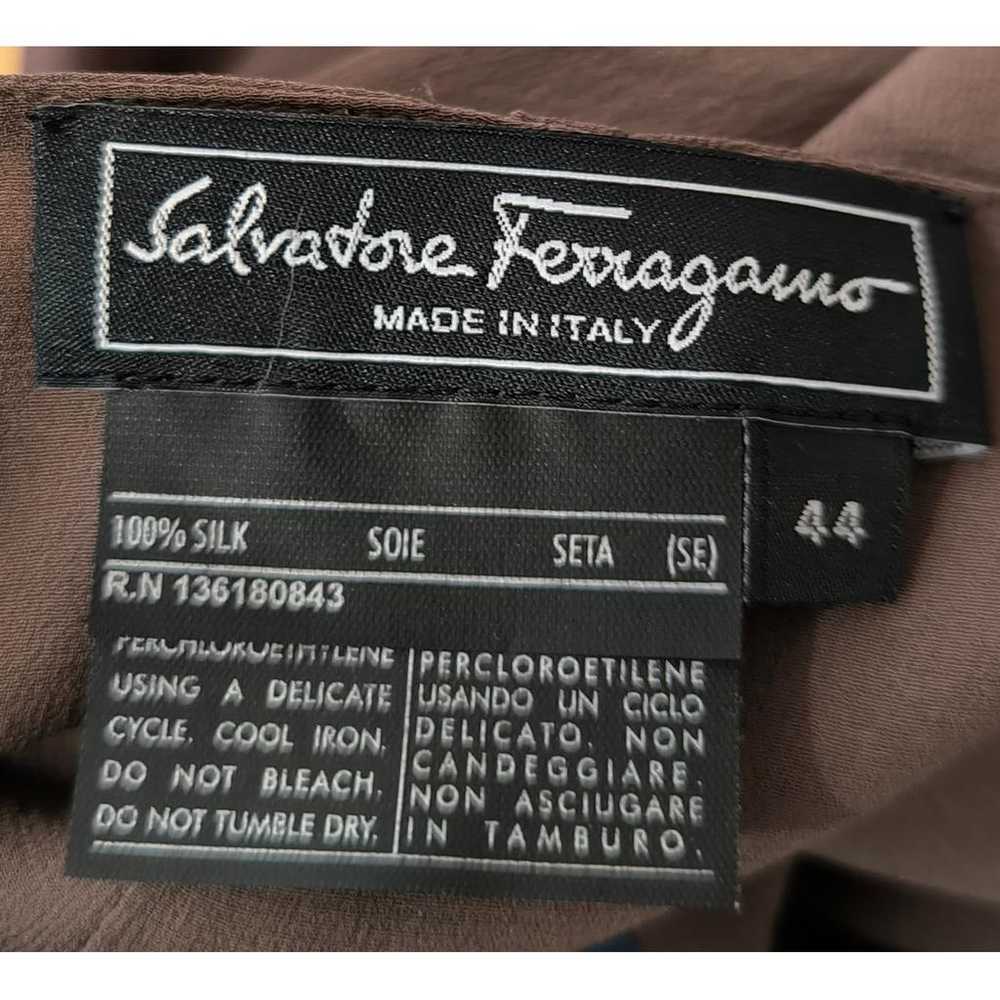 Salvatore Ferragamo Silk mid-length dress - image 2