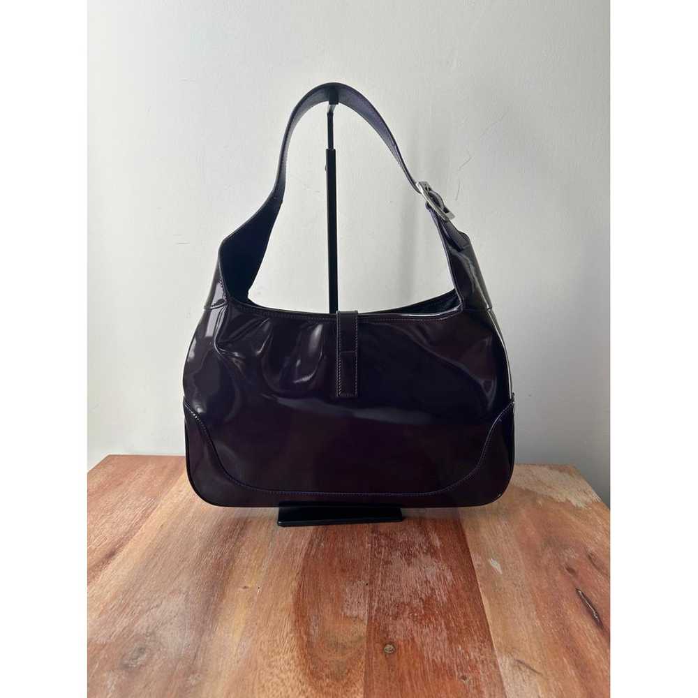 Gucci Jackie patent leather handbag - image 2