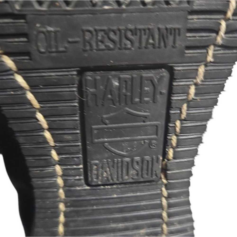 Harley Davidson Black Leather Boots - image 10