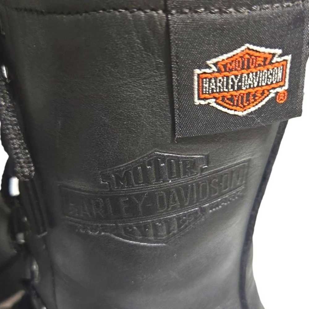 Harley Davidson Black Leather Boots - image 2