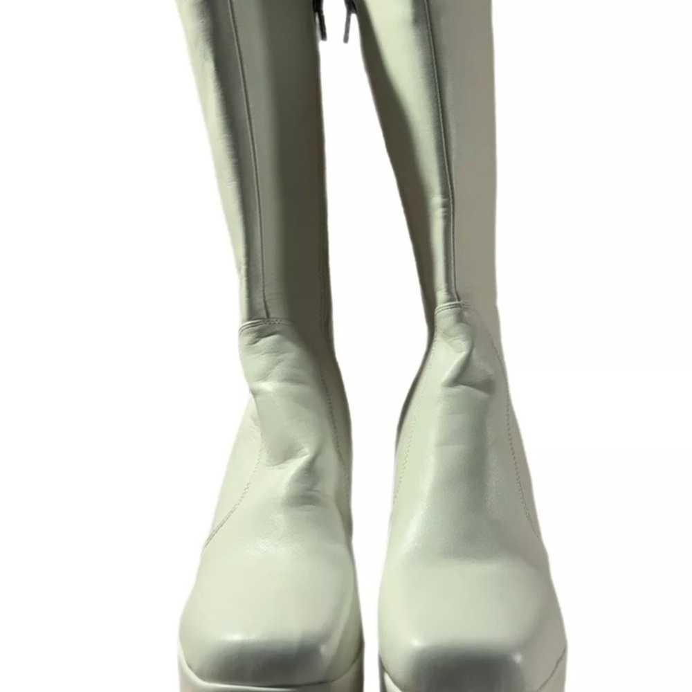 Dolls Kill Lamoda White Magnolia Platform Boots S… - image 3