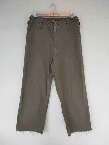 Military × Streetwear Kastane Green Military Pant