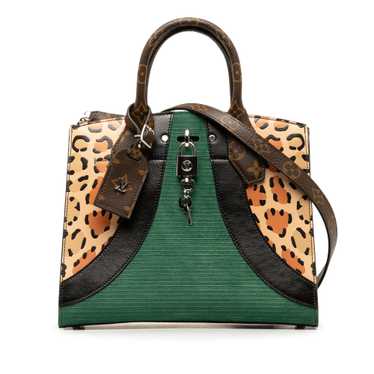 Green Louis Vuitton Monogram Leopard Print Calfsk… - image 1