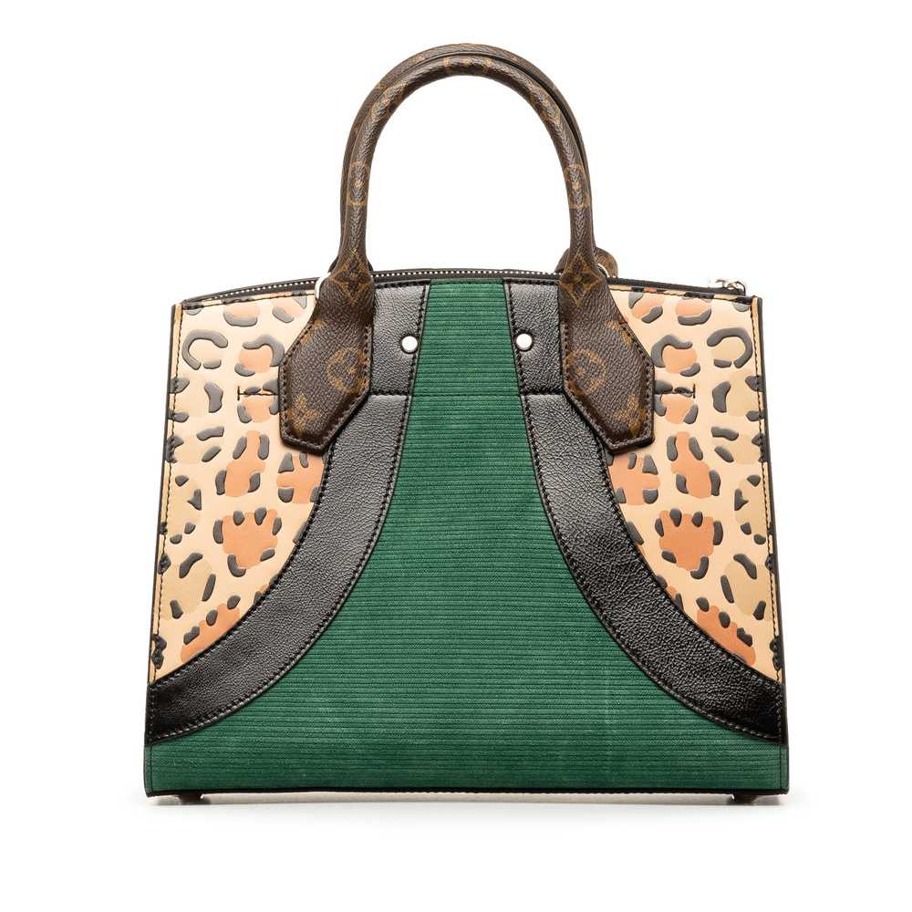 Green Louis Vuitton Monogram Leopard Print Calfsk… - image 3