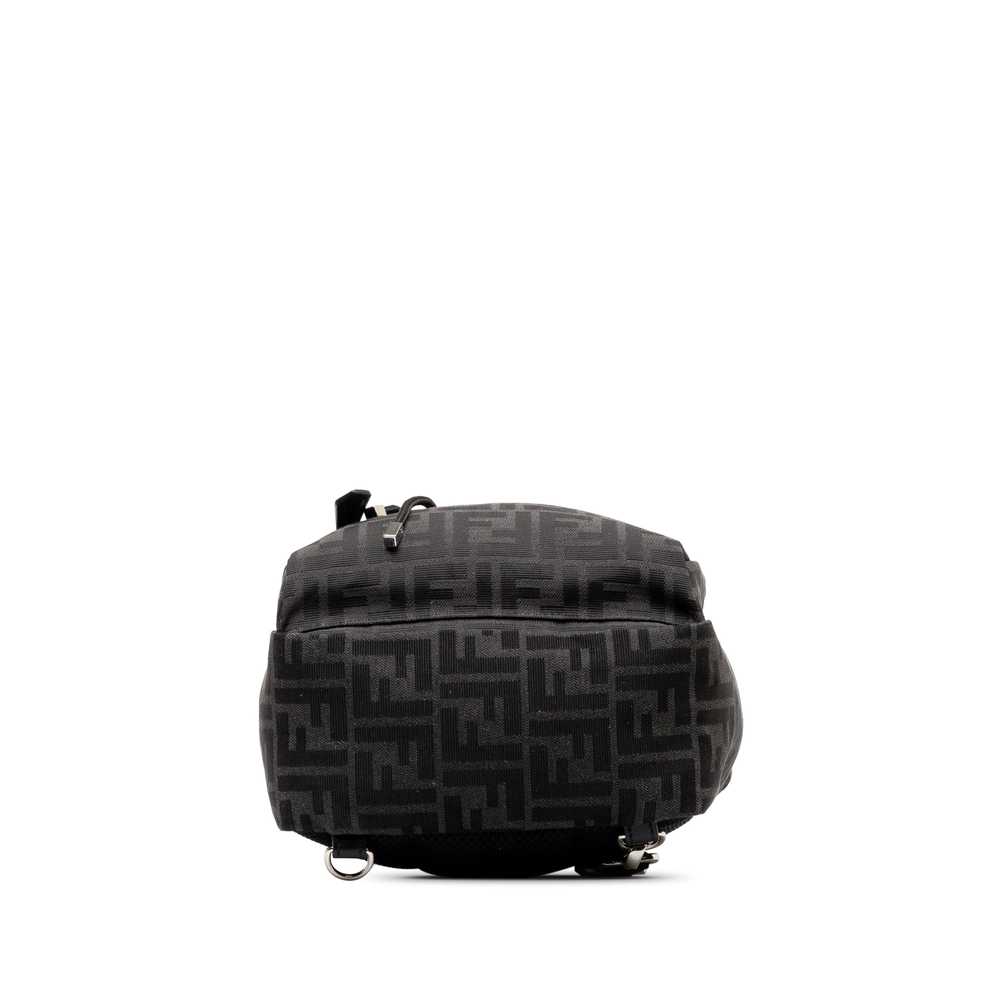 Black Fendi Small Zucca Canvas Fendiness Backpack - image 4