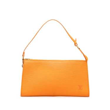 Orange Louis Vuitton Epi Pochette Accessoires Shou