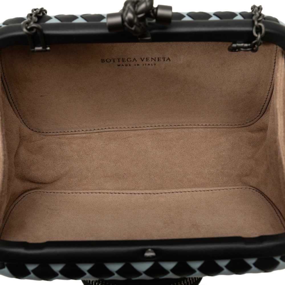 Black Bottega Veneta Intrecciato Knot Clutch - image 5