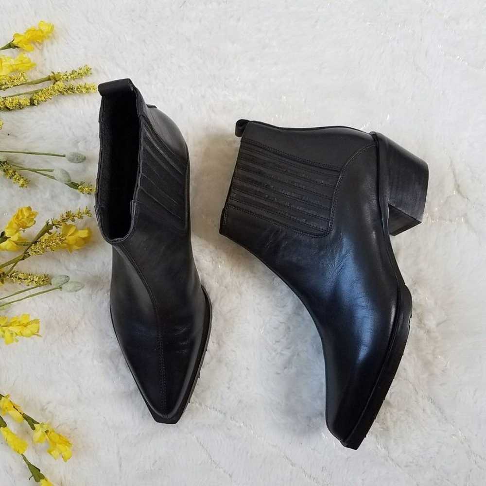 Alias Mae Leather Ankle Booties - image 1