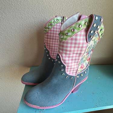 Sugar Thrillz Cottagecore Cowgirl Boots - image 1