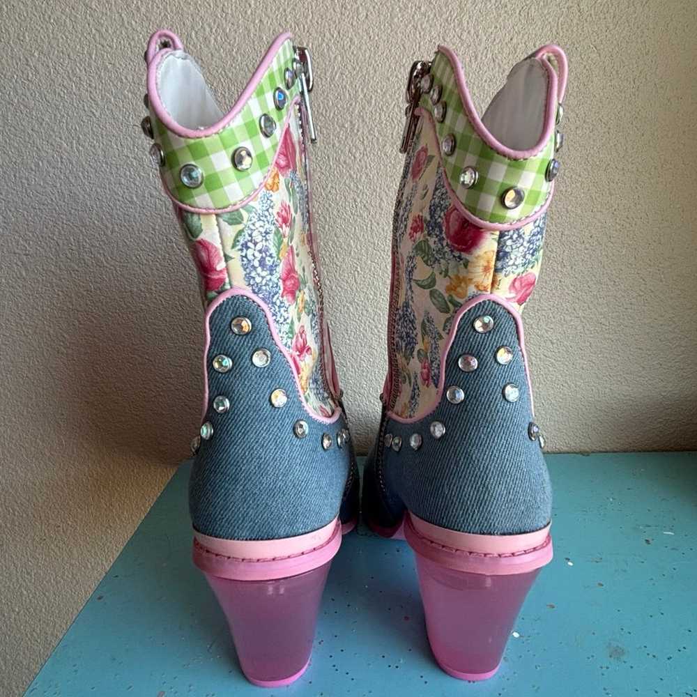 Sugar Thrillz Cottagecore Cowgirl Boots - image 3