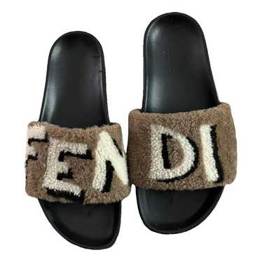 Fendi Shearling sandals