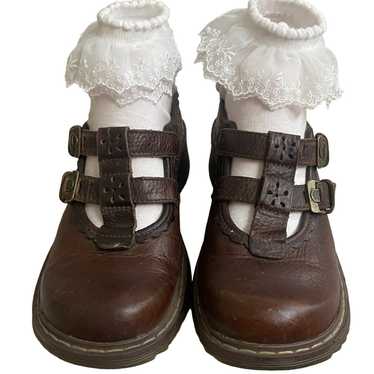 dr martens 12161 double buckle mary jane brown sh… - image 1
