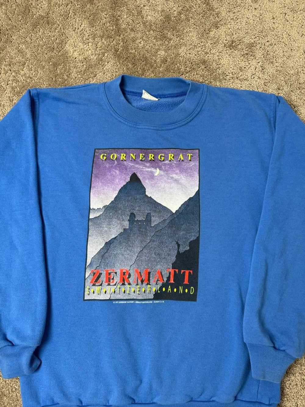 Vintage Vintage 90s Gornergrat Zermat Switzerland… - image 3