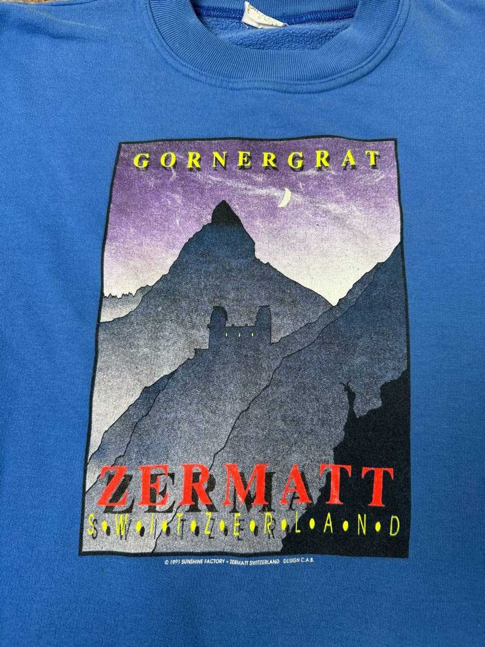 Vintage Vintage 90s Gornergrat Zermat Switzerland… - image 6