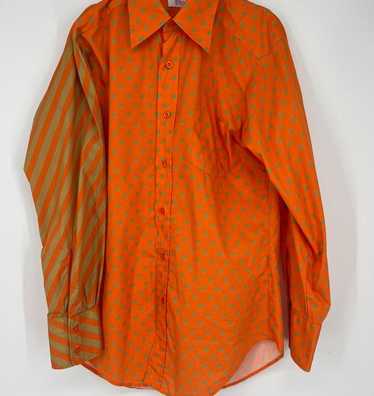 Tシャツ・カットソー ERL SS23 Orange corduroy shirt (ERL06B002 ORANGE) ERL Corduroy Shirt Woven Orange ERL06B002 SALE – T0K10
