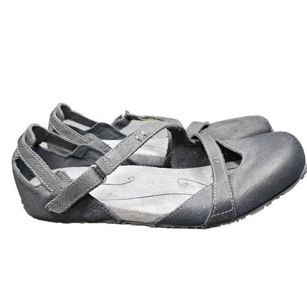 Ahnu Womens Tullia Mary Jane Shoes Dark Gray Leat… - image 2