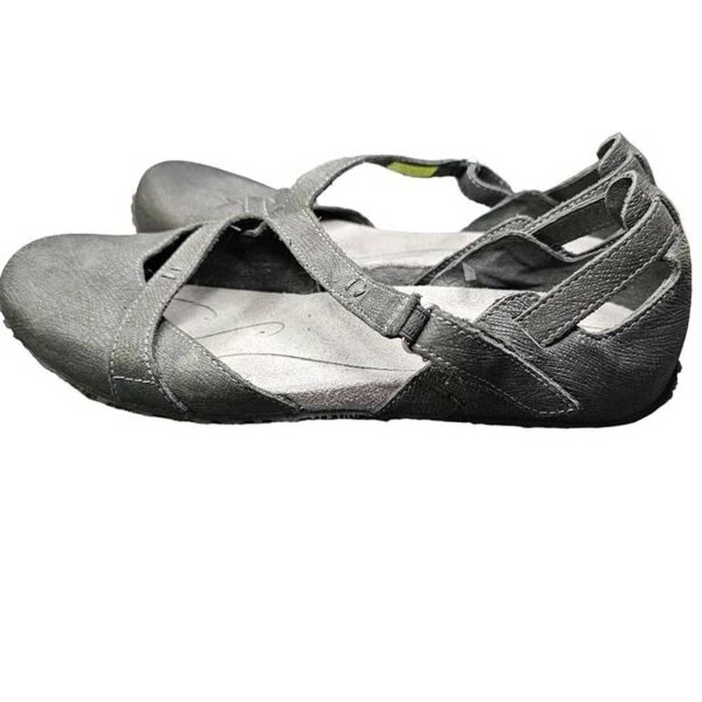 Ahnu Womens Tullia Mary Jane Shoes Dark Gray Leat… - image 4